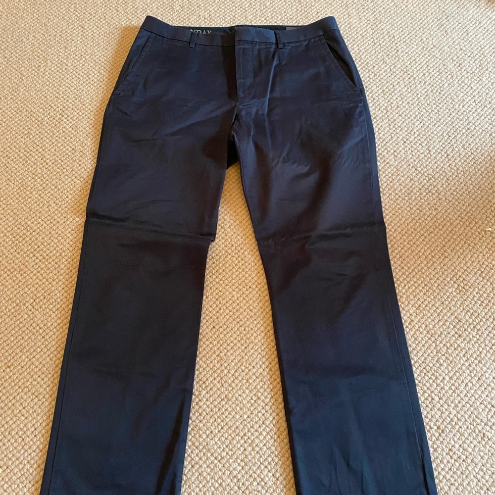 Navy mens Bonobos dress pants.